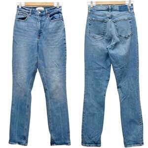 Abercrombie & Fitch 90s Curve Love High Rise Jeans Medium Wash Women's Size 27